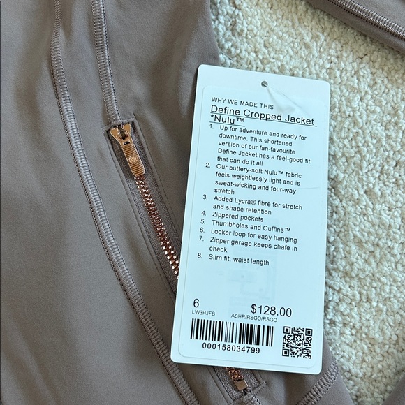 Lululemon Define Cropped Jacket Nulu-NWT!! - Picture 4 of 15